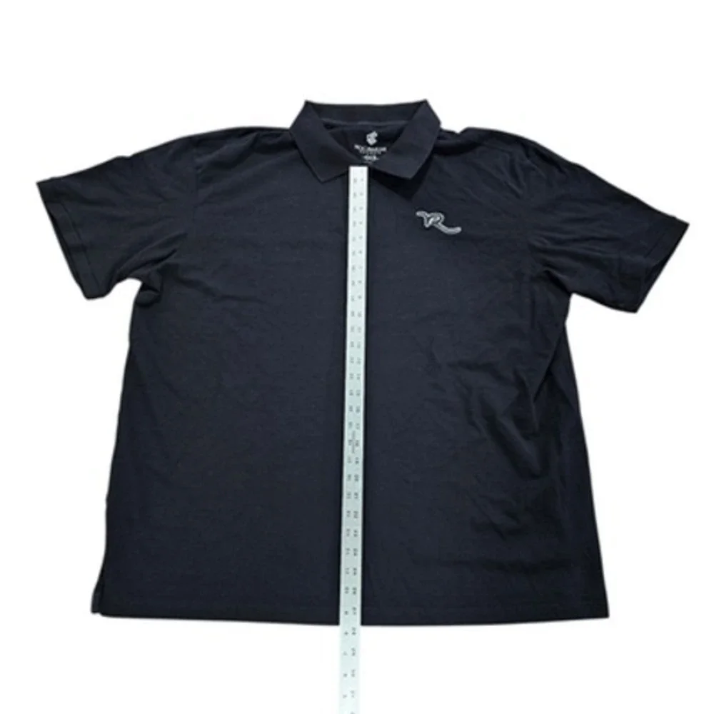 Rocawear Classic Men's Polo Shirt Black 4XB Big & Tall Short Sleeve Collared‎